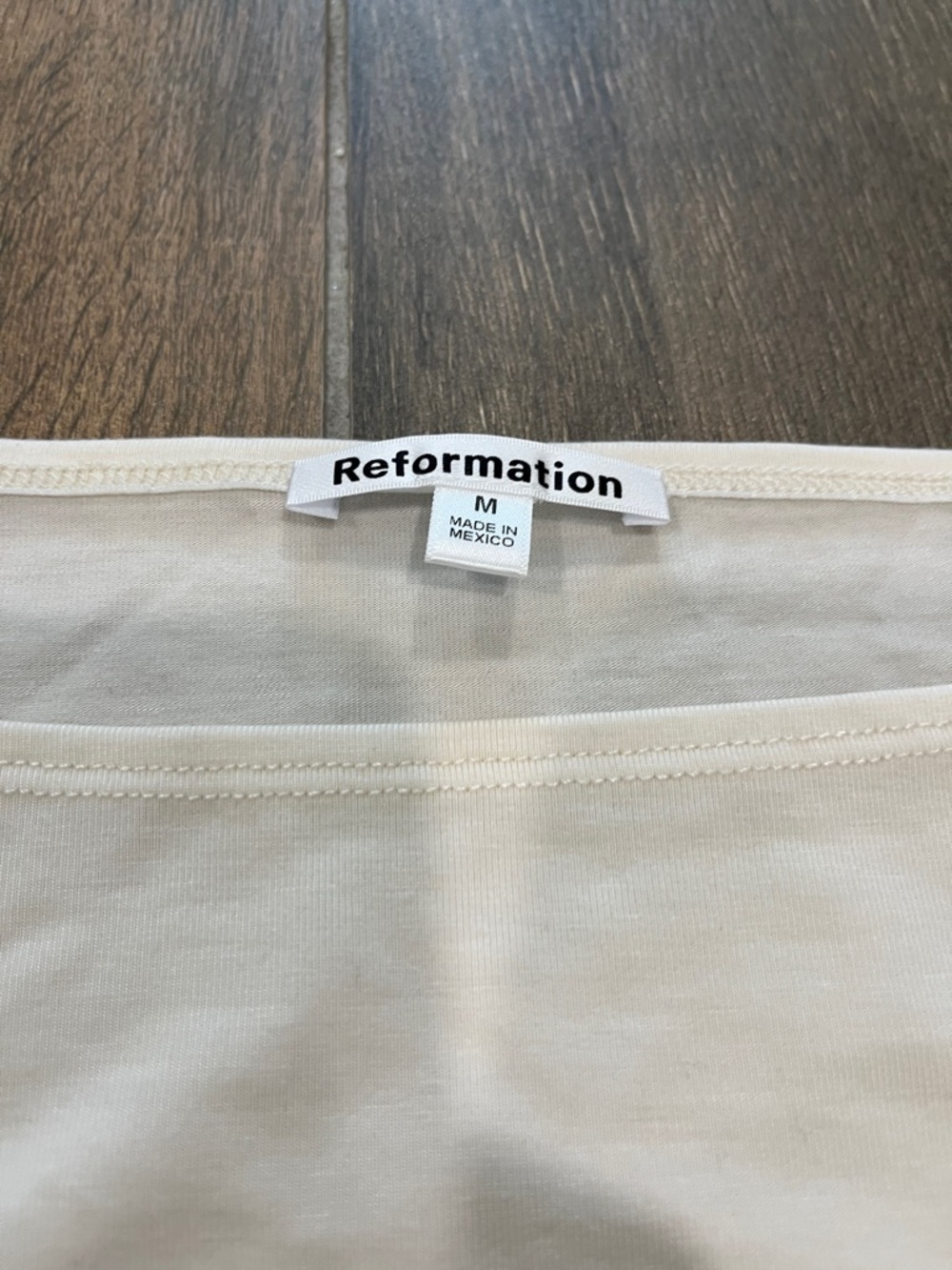 NEW Reformation Wiley Knit Top Size Medium - Picture 4 of 6